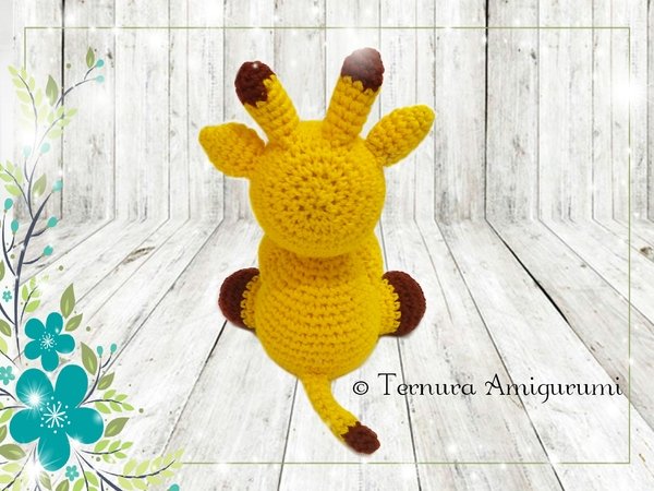 Crochet pattern Charlie the giraffe pdf ternura amigurumi english- deutsch- dutch