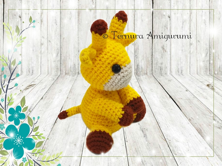 Crochet pattern Charlie the giraffe pdf ternura amigurumi english- deutsch- dutch
