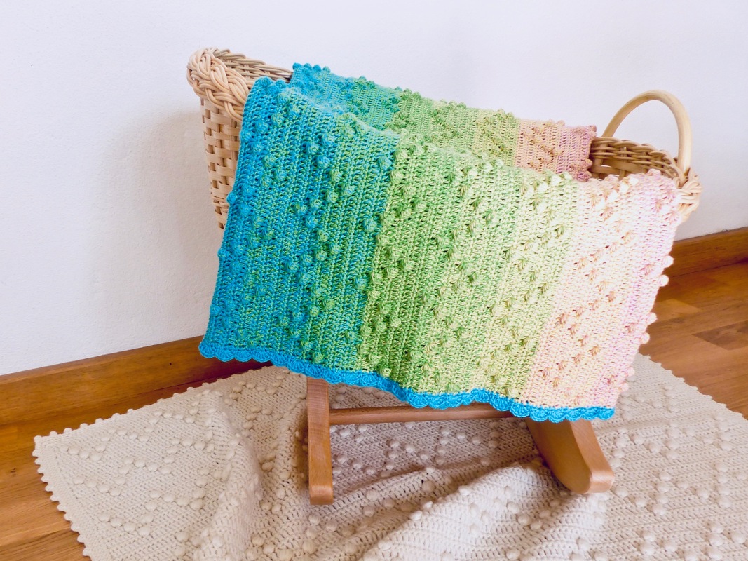 Babydecke nach Oma's Muster häkeln - Bild 3