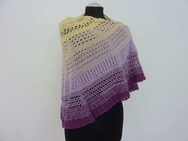 Häkelanleitung - Tuch "Ametista"