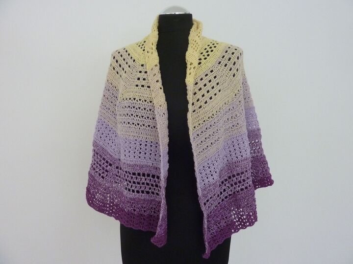 Häkelanleitung - Tuch "Ametista"