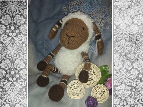 Schaf Merry - Häkelanleitung