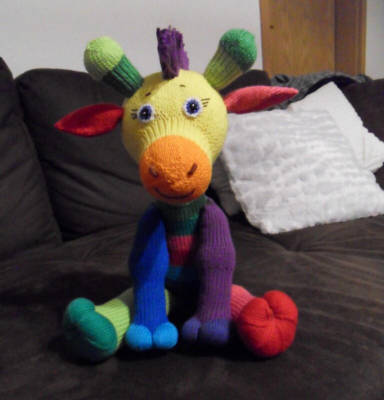 Regenbogen Giraffe