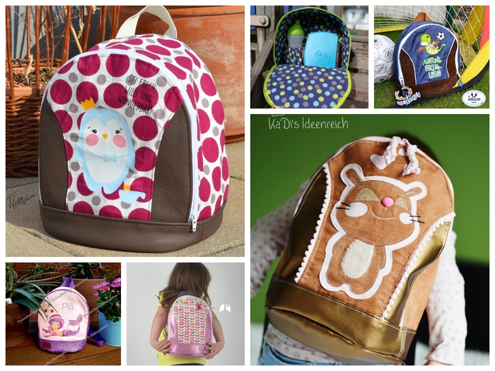 E-Book Rückenflitzer Mini, Midi und Maxi Nähanleitung und Schnittmuster