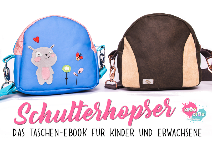 E-Book Schulterhopser - das Taschen E-Book für Kinder und Erwachsene - Nähanleitung und Schnittmuster