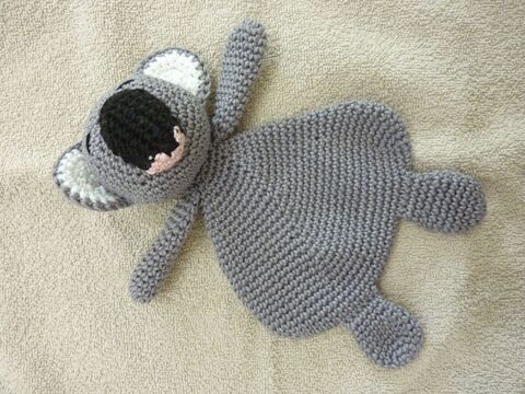 Häkelanleitung - Schmusetuch "Koala"