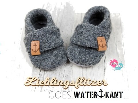 Puschen Lieblingsflitzer GOES Waterkant - Nähanleitung & Schnittmuster