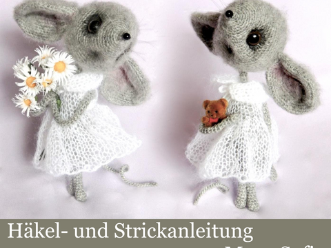 097DE Häkelanleitung Maus Sofia - Amigurumi PDF Pertseva CP