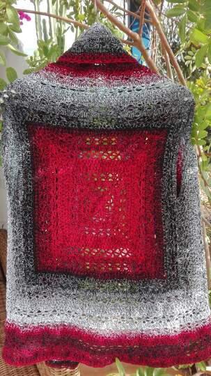 Weste Gerda häkeln Häkelweste Jacke Cardigan