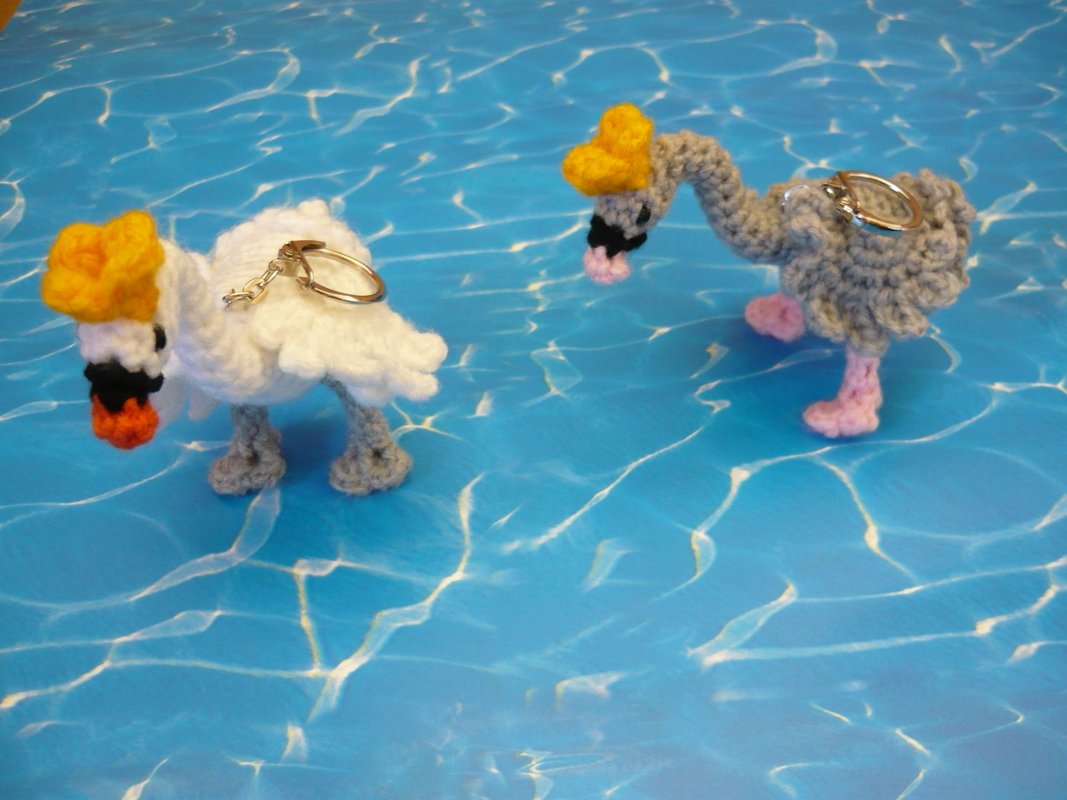 Häkelanleitung Schwan (mit Ballettrock) Schlüsselanhänger - Bild 2