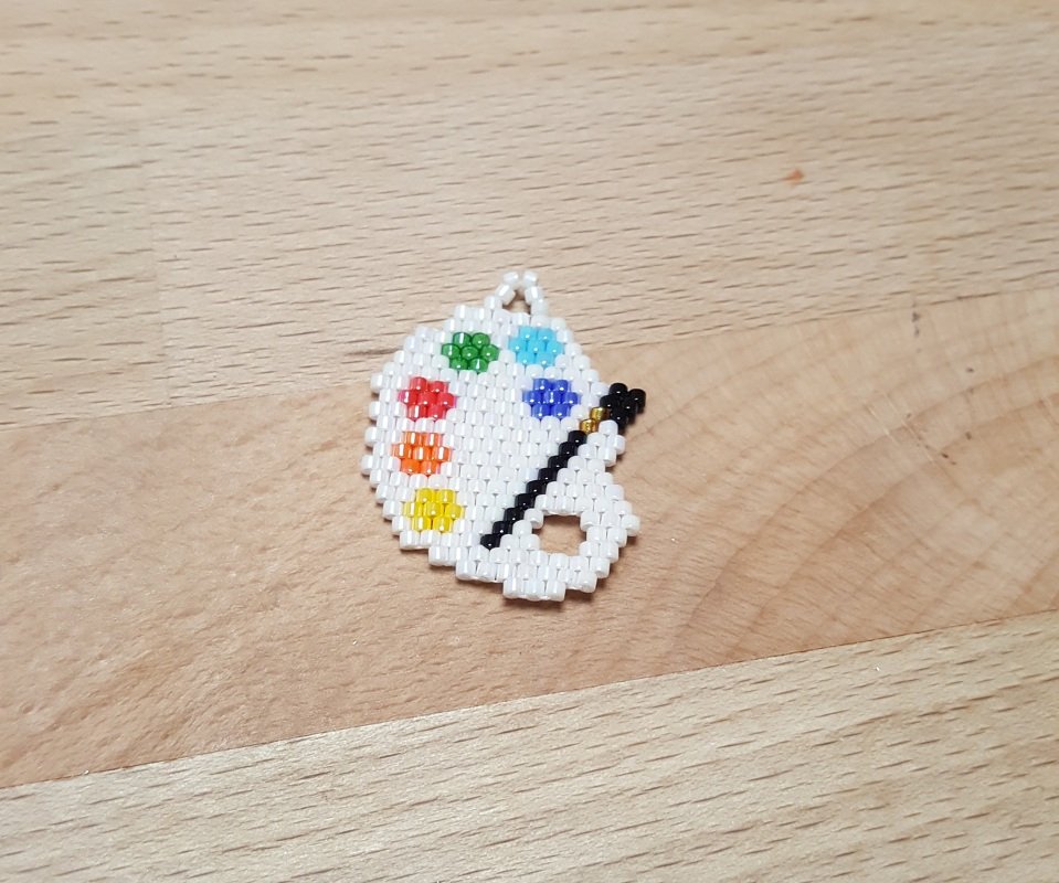 Mischpalette / Anhänger / Schlüsselanhänger