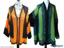 Wollopusjacke gehäkelt