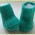 Strickanleitung Babyschuhe ohne Nadelspiel - tragbar von 0-6 Monaten- Sohlenlänge 10 cm