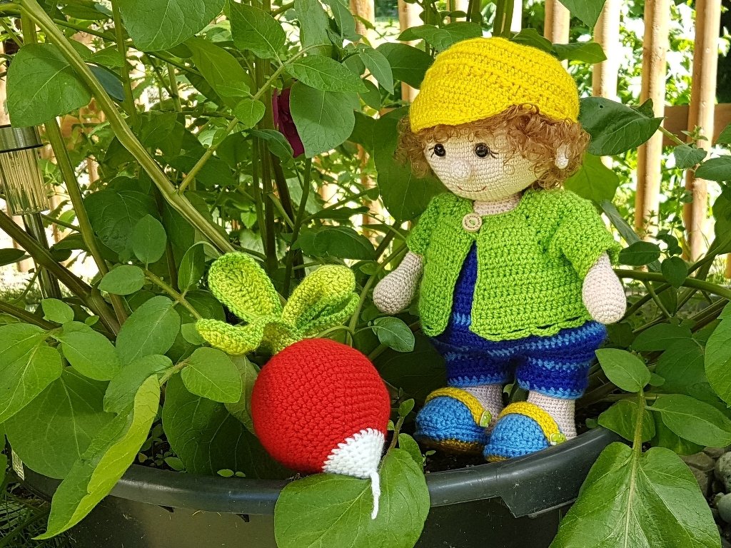 Häkelanleitung, Sommerelf Elvin - Bild 4