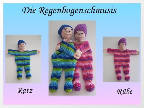 Schmusepüppis Ratz und Rübe