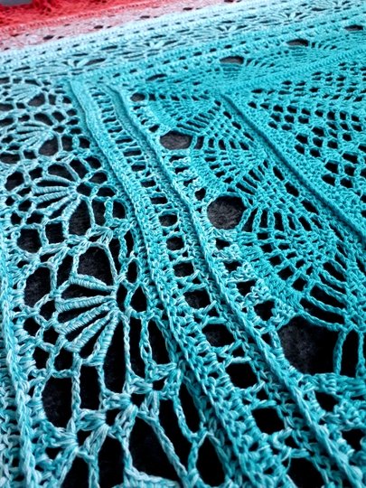 Blue Wonder - Häkeltuch