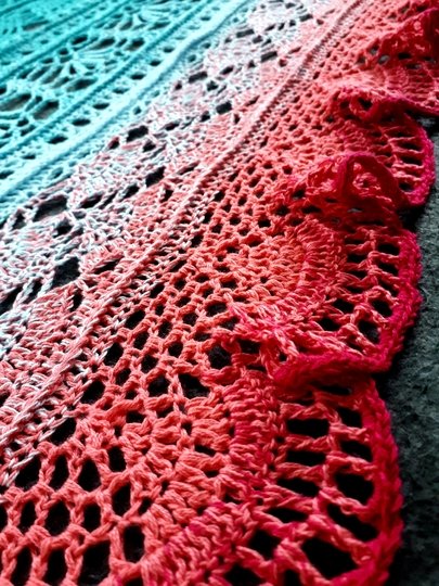 Blue Wonder - Häkeltuch