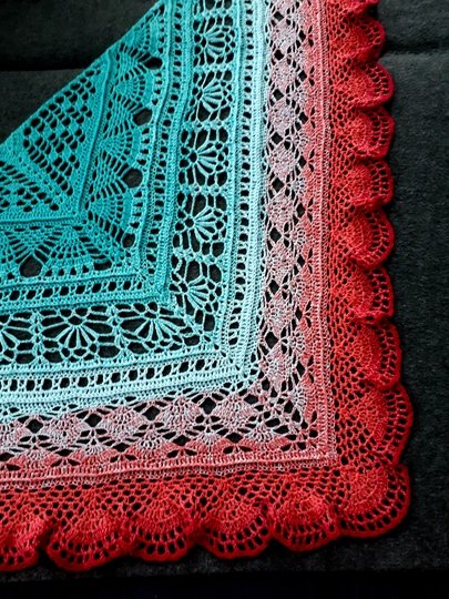 Blue Wonder - Häkeltuch