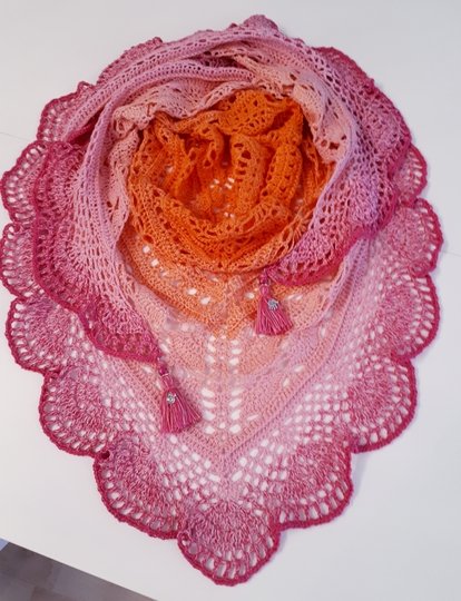 Blue Wonder - Häkeltuch