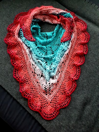 Blue Wonder - Häkeltuch