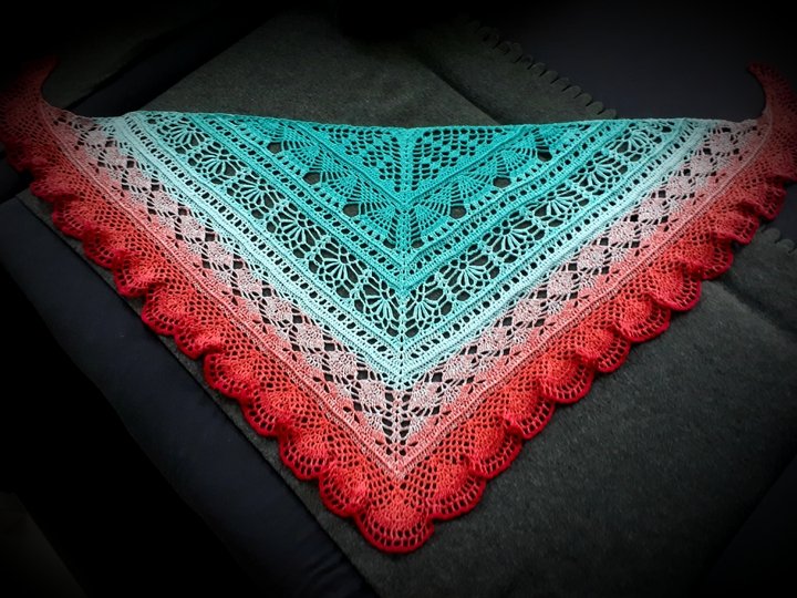 Blue Wonder - Häkeltuch