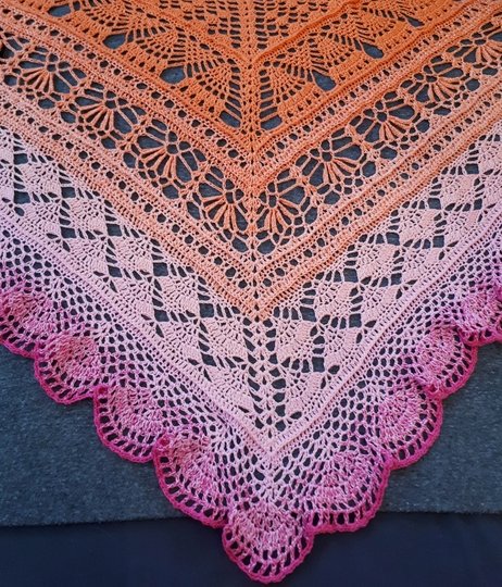 Blue Wonder - Häkeltuch