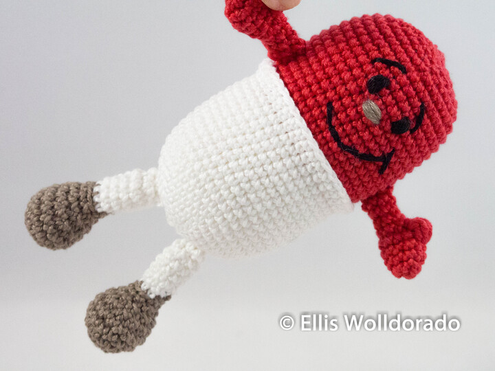 Glücks-Pille Häppy, Amigurumi, Häkelanleitung