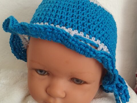 Häkelhütchen für Babies - Neugeborene, Babyhut, Hut für Babys