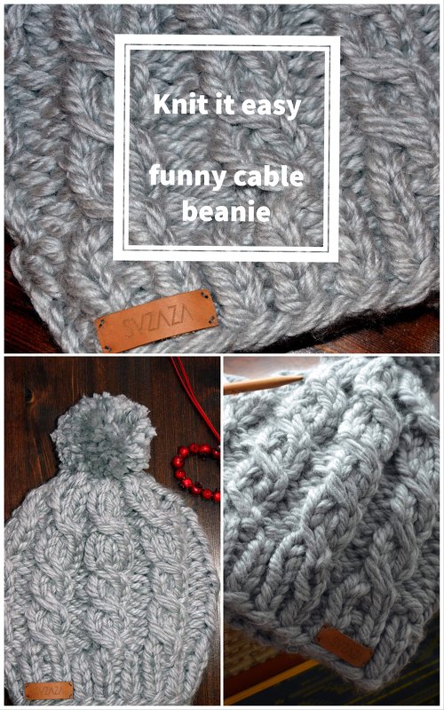 Funny Cable Beanie - Bild 2