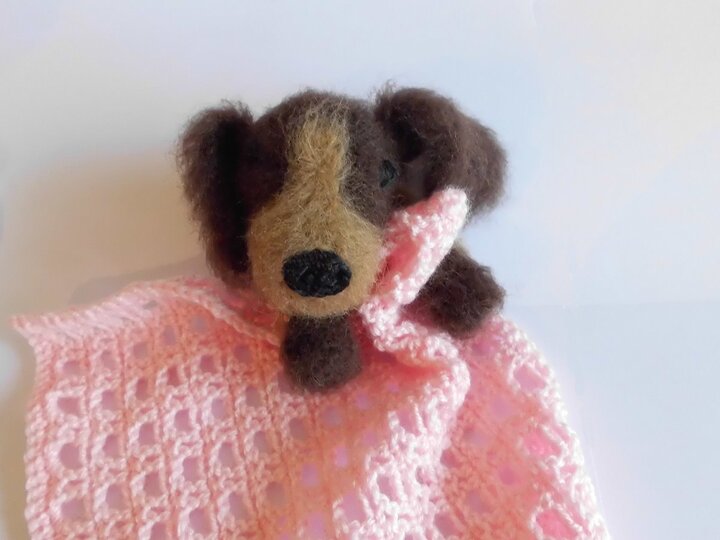 Schmusetuch Schnuffeltuch Hund Häkelanleitung