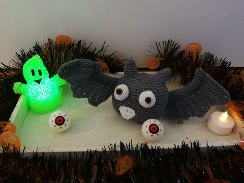 Häkelanleitung Fledermaus