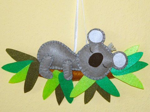Bastelanleitung für den Schlafenden Koala