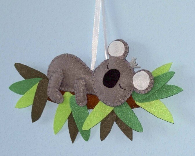 Craft Instructions For The Sleeping Koala