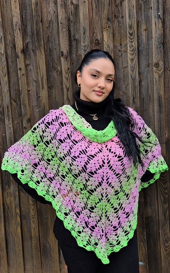 Crochet Pattern Die Harfe der Meerjungfrau – with Crochet Chart