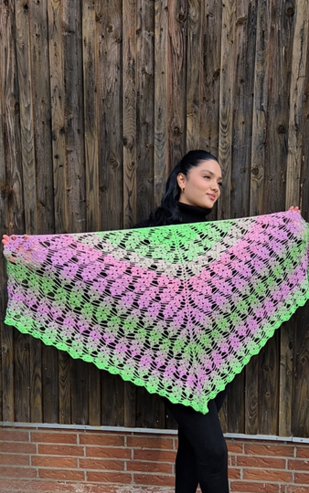 Crochet Pattern Die Harfe der Meerjungfrau – with Crochet Chart