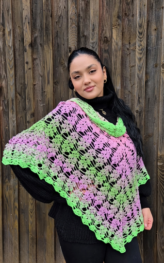 Crochet Pattern Die Harfe der Meerjungfrau – with Crochet Chart