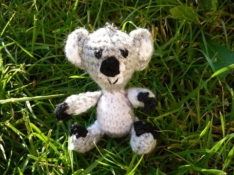 Häkelanleitung Koala Schlüsselanhänger