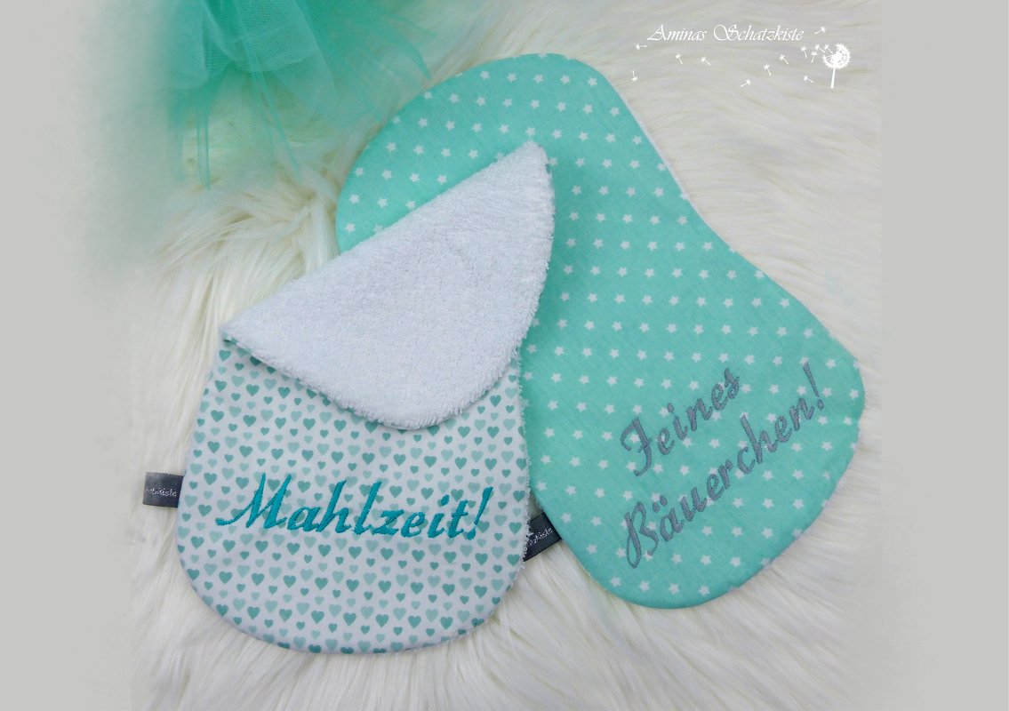 Stickdatei "Spucktuch Baby“ ITH Rahmengröße ab 18 cm x 30 cm