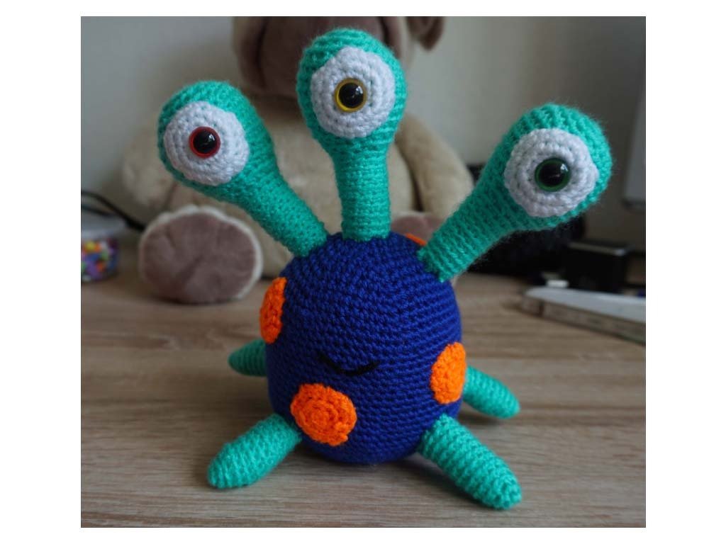 Crochet Pattern for the friendly Monster Darky! - Image 2