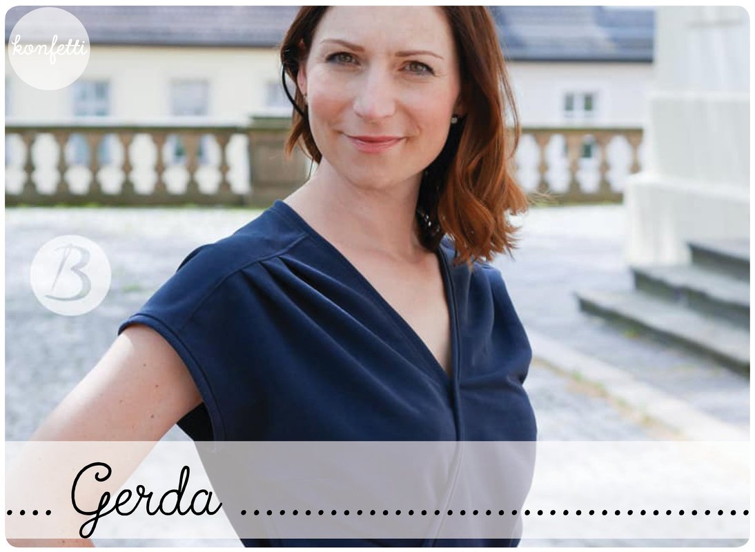 Gerda Damenkleid für den Sommer Gr. 32-50