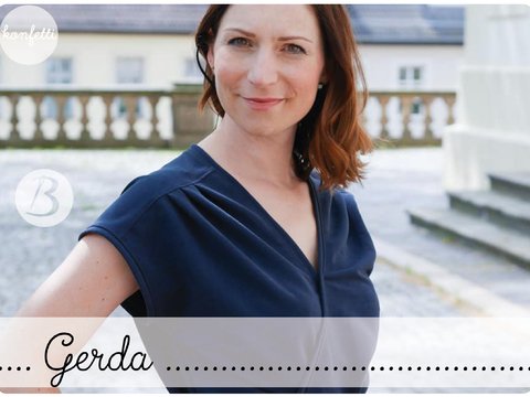 Gerda Damenkleid für den Sommer Gr. 32-50