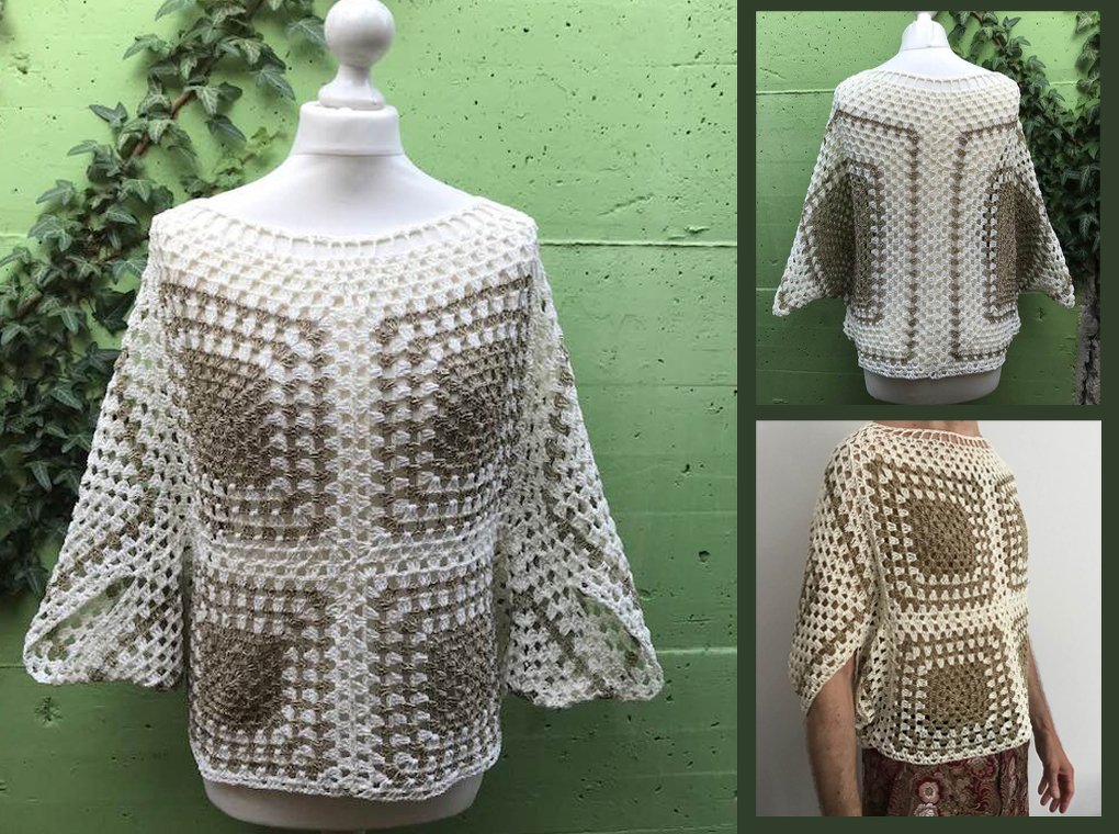 sehr luftiger Sommerpulli "ULLI" für große Größen