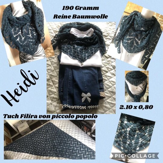 Häkelanleitung Tuch "Filira"