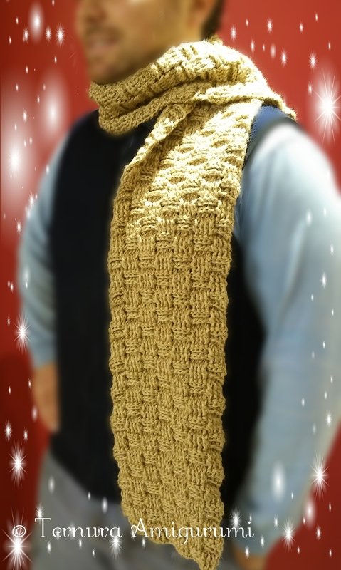 Crochet pattern scarf PDF ternura amigurumi english- deutsch- dutch - Image 4