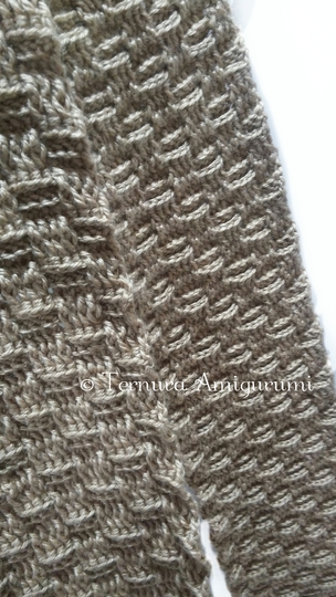 Crochet pattern scarf PDF ternura amigurumi english- deutsch- dutch