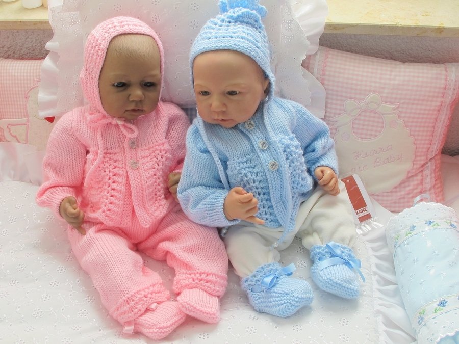 Strickanleitung Babyset SvenuSvenja Gr.50 4-teilig