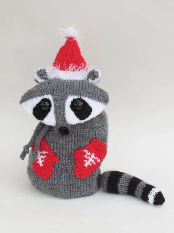 Snack Packaway Racoon Bag Knitting Pattern