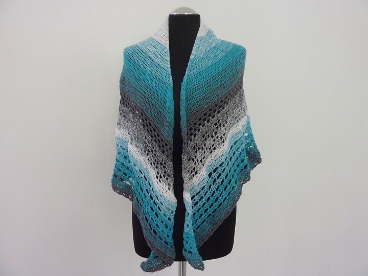 Häkelanleitung - Tuch "Stripes"