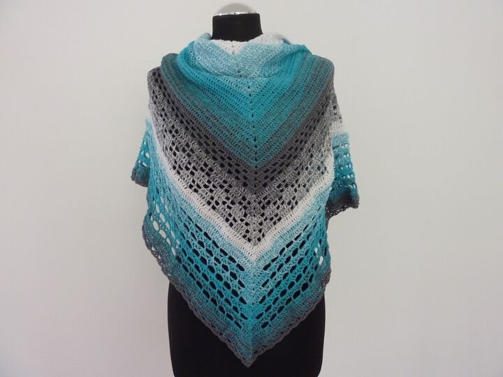 Häkelanleitung - Tuch "Stripes"