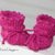 Doll booties knitting pattern